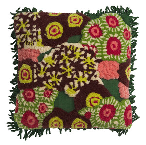 Sage Clare: Sage & Clare Cora Tufted Cushion - Kelp