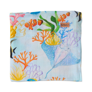 Baby Wraps: Kip & Co Reef Life Bamboo Swaddle