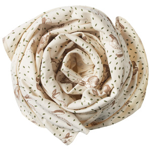 Nature Baby Cotton Wrap - Rabbitty Print