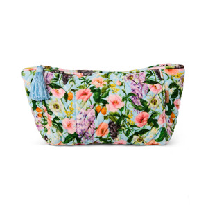 Cosmetic And Toiletries Bag: Kip & Co Spring In The Air Velvet Toiletry Bag