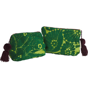 Sage & Clare Lucia Terry Pouch - Kelp