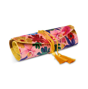 Kip & Co Wild Flowers In Bloom Velvet Jewellery Roll