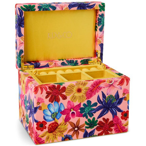 Kip & Co Wild Flowers In Bloom Velvet Jewellery Box