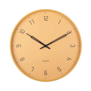 Karlsson Stark Wall Clock Honey Yellow