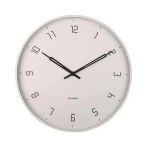 Prints And Wall Hangings: Karlsson Stark Wall Clock Warm Grey