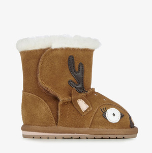 Childrens Footwear: Emu Deer Walker Chestnut