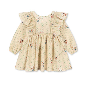 Konges Slojd: Konges Sløjd Elin Bow Dress Dot Miao Mist