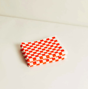 Baina Josephine Organic Cotton Hand Towel Paloma Sun/Ecru