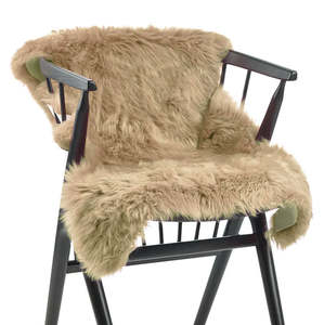 Natures Collection Long Wool Sheepskin Warm Sand