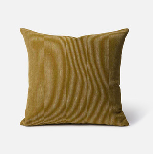 Citta Fine Striped Linen Cover Caper