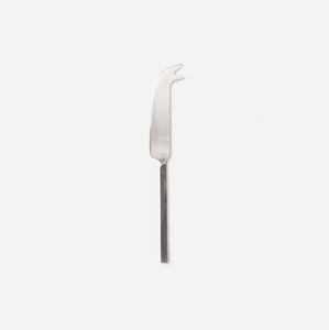 Citta Hand Forged Cheese Knife Silver Burnished