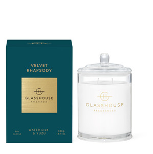 Glasshouse Velvet Rhapsody - Water Lily & Yuzu 380g