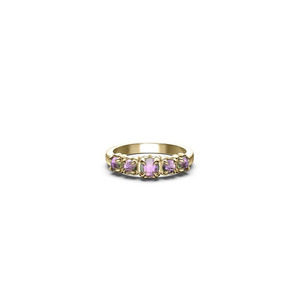 Stolen Girlfriends Club Halo Cluster Ring Mystic Quartz Gold Plated