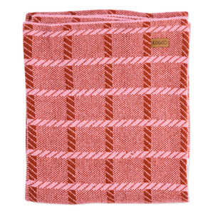Kip & Co Creme Brulee Check Blanket