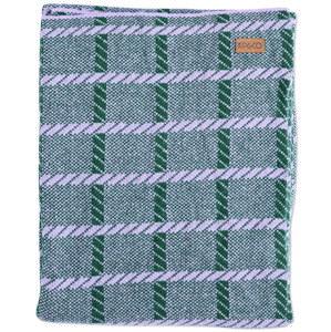 Kip & Co Alpine Violet Check Blanket