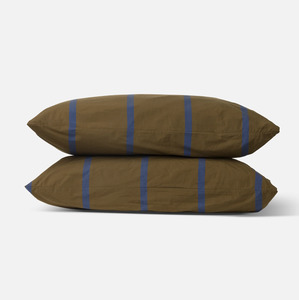 Citta Duo Pillowcase Set - Ivy/Aegean