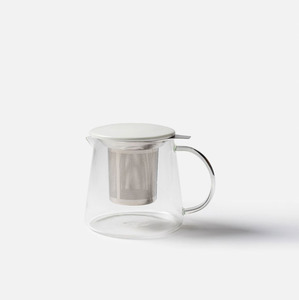 Citta Teapot With Porcelain Lid White