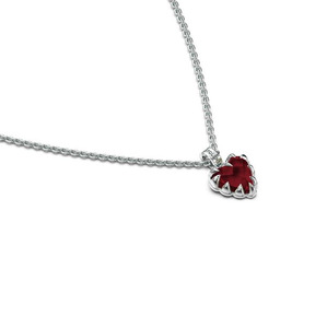 Stolen Girlfriends Club Love Claw Necklace - Garnet