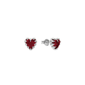 Stolen Girlfriends Club Love Claw Earrings - Garnet
