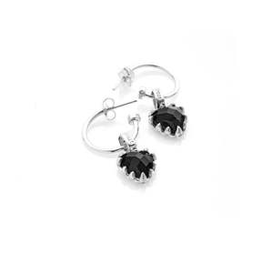 Stolen Girlfriends Club Love Claw Anchor Earrings Onyx