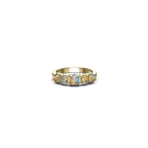 New Arrivals: Stolen Girlfriends Club Halo Ring - Opal - Gold