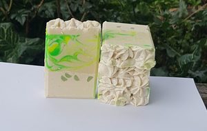 Coconut and Lime goats milk Soap Mokau Soaps