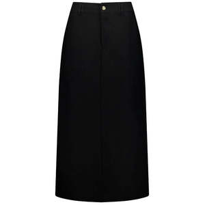 Becky Women's Linen Skirt - Black