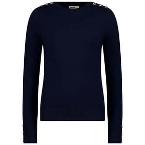Nicki Women's Knit Crew Sweater - French Navy