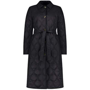 Jackets And Coats: Lissy Women's Quilted Coat - Black