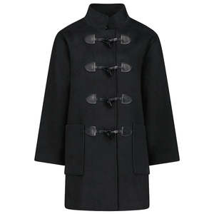 Virginia Wool Duffle Coat - Black