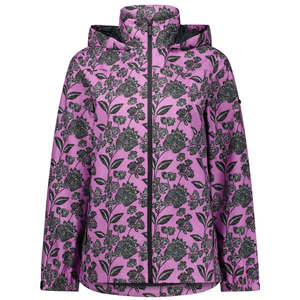 Plus Size Raincoats: Alex Women's Waterproof Rain Jacket - Flora Print