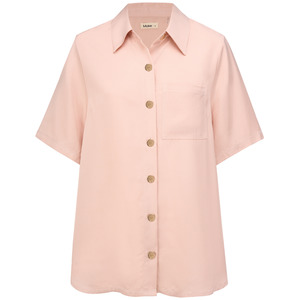 All Tops: Missy Women's Viscose Blend Shirt - Dusty Rose