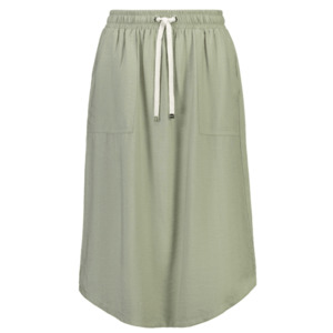 Skirts: Merel Women's Mid-length Skirt - Sage