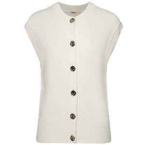 All Tops: Chloe Knit Vest - Pearl