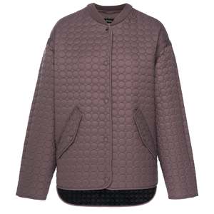 Tilly Quilted Bomber Jacket - Cocoa Powder