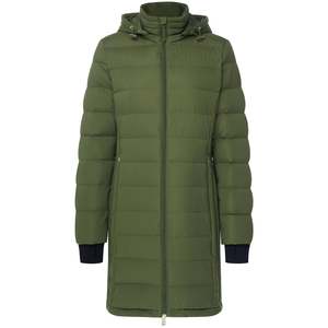 Womens Packable Down Jackets Coats: Sydney Packable Puffer Down Coat - Olive Green