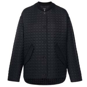 Tilly Quilted Bomber Jacket - Black