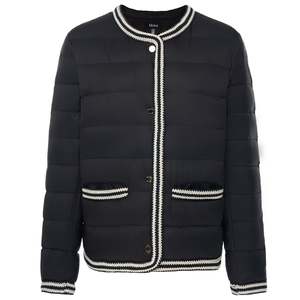 Jackets And Coats: Fern Puffer Down Jacket - Black