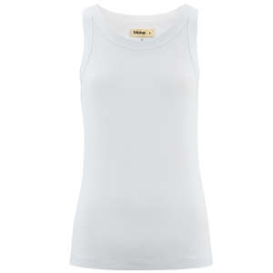 Birdie Women's Rib Knit Tank | White