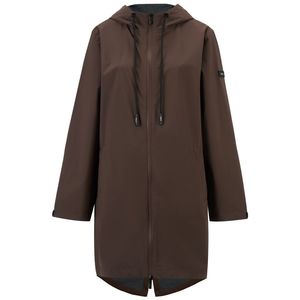 Womens Rain Jackets Coats: Georgie Women's Rain Coat - Chocolate