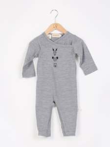 Aroha 1: merino wrap longsuit