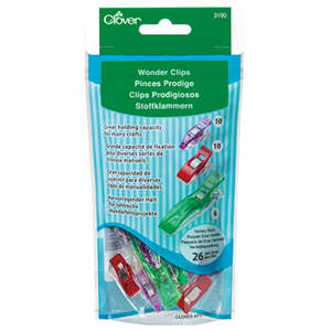 Upholstery Tools Pins Clips Skewers: CLOVER Wonder Clips Variety