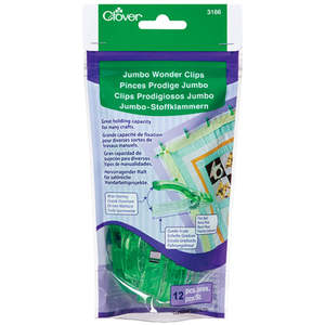Upholstery Tools Pins Clips Skewers: CLOVER Jumbo Wonder Clips