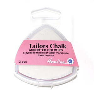 Upholstery Tools Markers Pens Chalk: HEMLINE Tailors Chalk 3 Pack