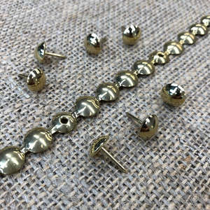 Upholstery Trimmings Nailhead Trim: NAILHEAD TRIM Gold