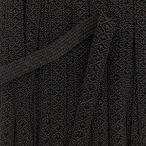 GIMP BRAID Ziggy 14mm Black