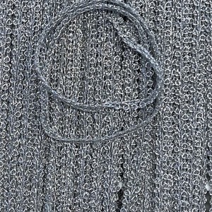 GIMP BRAID French 8mm Metallic Silver