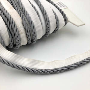 FLANGED CORD Silver Grey