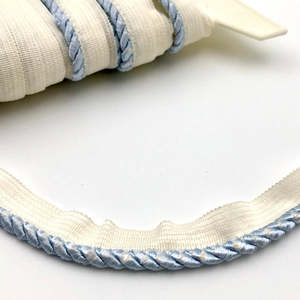 Upholstery Trimmings Flanged Cord: FLANGED CORD Light Blue