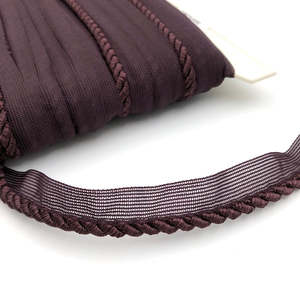 FLANGED CORD Aubergine